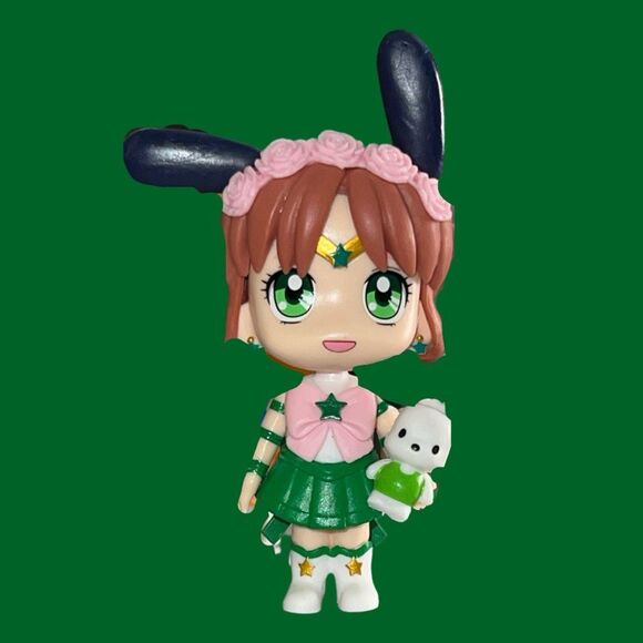 NIP Sailor Moon Jupiter & Pochacco Figure Cake Topper PVC 3” B15 - Picture 3 of 3